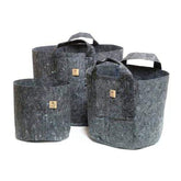 Root Pouch Grey Textile Flowerpot 29x36 cm - 22 l